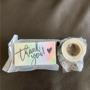 Thank You Cards and Thank You Stickers 550 pieces Bundle